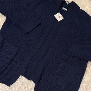 American Eagle Outfitters knitted Navy Cardigan size XXL NWT